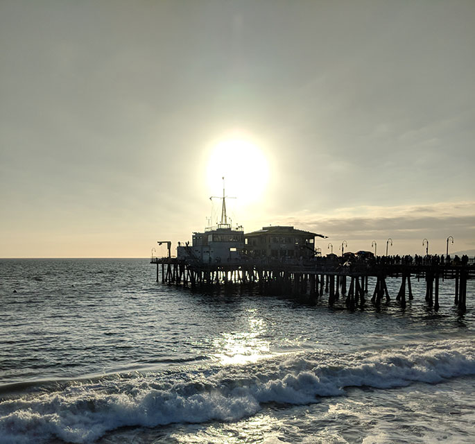 image of santa monica pier